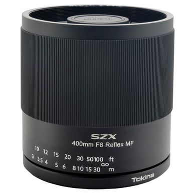 Tokina SZX 400mm f/8 Reflex MF Super Telephoto Lens for Fujifilm X, Black