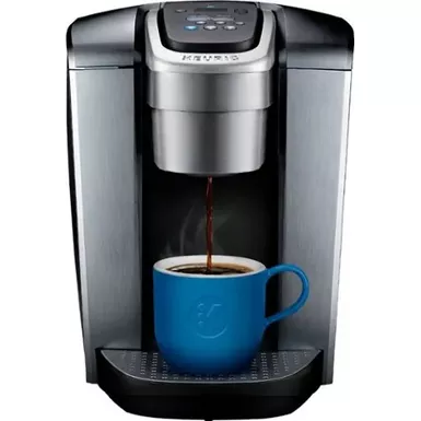 image of Keurig - K-Elite Single Serve K-Cup Pod Coffee Maker - Brushed Silver with sku:bb20962813-bestbuy