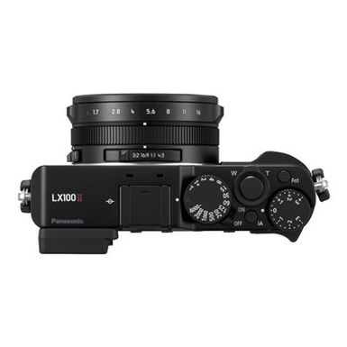 image of Panasonic Lumix DC-LX100 II Digital Point & Shoot Camera with 24-75mm LEICA DC Lens, Black with sku:ipclx100m2-adorama