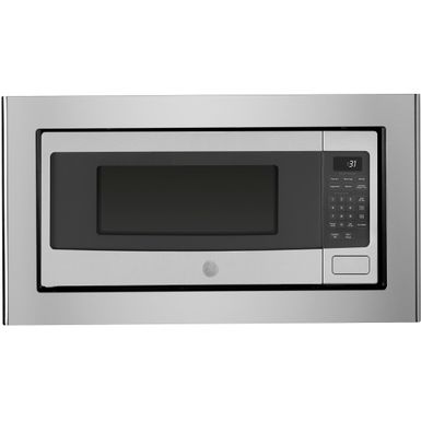Alt View Zoom 13. GE - Profile Series 1.1 Cu. Ft. Mid-Size Microwave with Sensor Cooking - Stainless steel