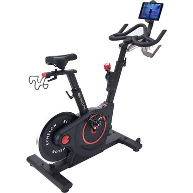image of Echelon - Smart Connect EX5 Exercise Bike & Free 30 Day Membership - Black/Red with sku:bb21678291-6412361-bestbuy-echelon