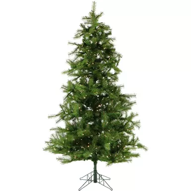 Fraser Hill Farm 6.5' Southern Peace Pine Tree, Clear LED Lights, Easy Connect