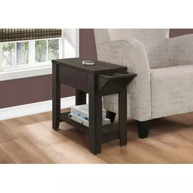 image of Accent Table/ Side/ End/ Storage/ Lamp/ Living Room/ Bedroom/ Laminate/ Brown/ Transitional with sku:i-3197-monarch