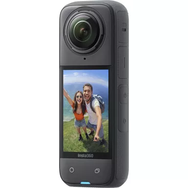 image of Insta360 X4 360 Degree Digital Video Camera - Black with sku:bb22295637-bestbuy