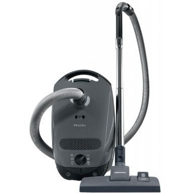image of Miele Classic C1 Pure Suction Powerline Graphite Grey Canister Vacuum with sku:cc1puresuction-abt