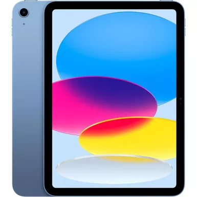 image of Apple - 10.9-Inch iPad - Latest Model - (10th Generation) with Wi-Fi - 64GB - Blue with sku:bb20086188-bestbuy