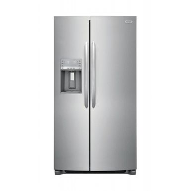 image of Frigidaire Gallery Ada 25.6 Cu. Ft. Smudge-proof Stainless Steel Side-by-side Refrigerator with sku:grss2652ss-grss2652af-abt
