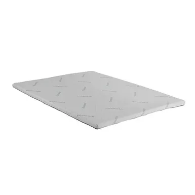 image of White Memory Foam Topper, Full with sku:idf-dm651f-foa