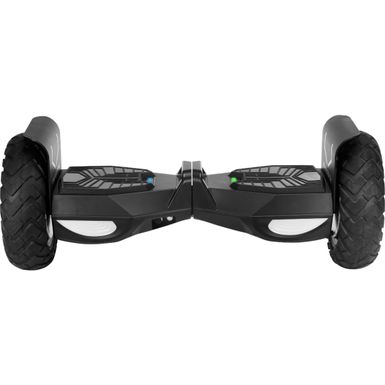 image of Swagtron - swagBOARD T6 Off-road Self-Balancing Scooter - 12 Mile Range with Speeds up to 12 mph - Matte Black with sku:bb20910071-5875663-bestbuy-swagtron