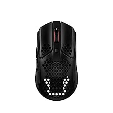 image of HyperX Pulsefire Haste  Wireless Gaming Mouse  Ultra Lightweight, 61g, 100 Hour Battery Life, 2.4Ghz Wireless, Honeycomb Shell, Hex Design, Up to 16000 DPI, 6 Programmable Buttons  Black with sku:hx4p5d7aa2-adorama