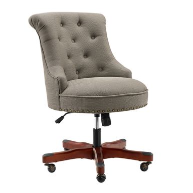 image of Sabella Office Chair Dolphin Gray  with sku:lfxs1398-linon