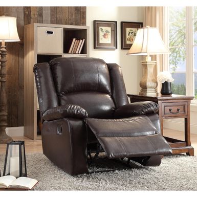 image of Acme Furniture Vita Espresso Leatherette Recliner - Espresso, 36"L X 36"D X 41"H with sku:psurhder-jy8atq8vghasqstd8mu7mbs-acm-ovr