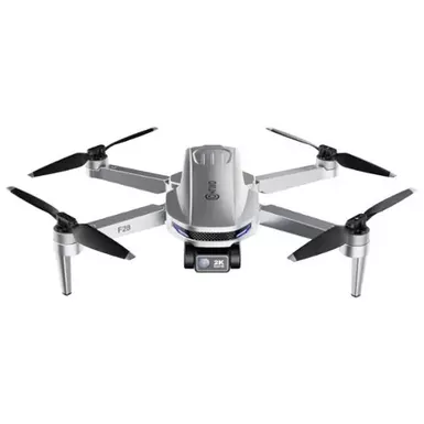 image of Contixo - F28 GPS Drone with Remote Controller - Silver with sku:bb22296306-bestbuy
