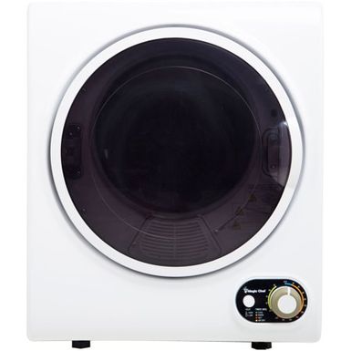 image of Magic Chef 1.5 cu.ft. White Compact Electric Dryer with sku:mcsdry15w-magicchef