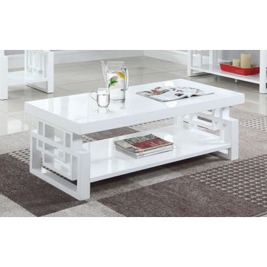 image of Rectangular Coffee Table High Glossy White with sku:_hoxiirn1lshagt2w93tnqstd8mu7mbs-overstock