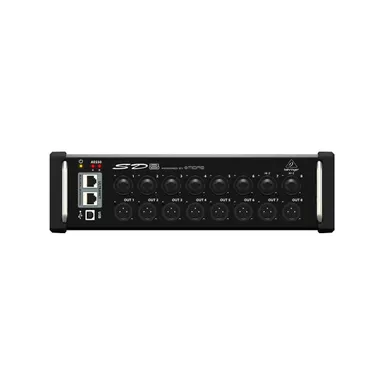 image of Behringer SD8 35W I/O Stage Box with 8 Remote-Controllable Midas Preamps with sku:besd8-adorama