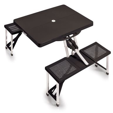 image of Picnic Time Black Folding Table with Seats - Folding Table with Seats with sku:rky5oh6ebdhnffn0iinfkq-pic-ovr