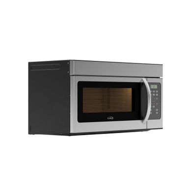 image of 1.6 Cu. Ft. Stainless Steel Over the Range Microwave Oven with Lamp and Recirculation Vent Hood Function - 1.6 cu ft - 1.6 cu ft with sku:by9yvfsnhnzqsnnjynz_rastd8mu7mbs-koo-ovr