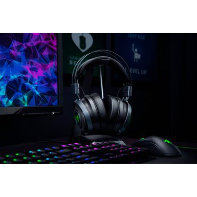 Alt View Zoom 22. Razer - Nari Ultimate Wireless THX Spatial Audio Gaming Headset for PC, PS5, and PS4 - Gunmetal