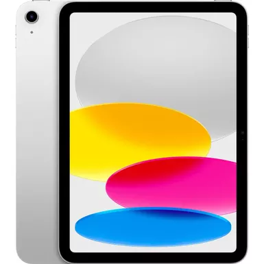image of Apple - 10.9-Inch iPad - Latest Model - (10th Generation) with Wi-Fi - 64GB - Silver with sku:mpq03ll/a-abt