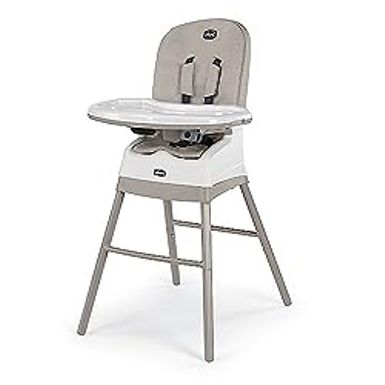 image of Chicco Stack Hi-Lo 6-in-1 Multi-Use Convertible High Chair, Reclining High Chair for Babies and Toddlers Easy-Clean Baby High Chair Booster Toddler Seat Combo | Sand/Beige with sku:b0cbl6r2w3-amazon