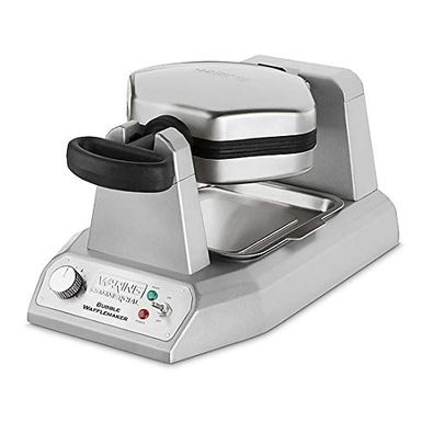 image of Waring WBW300X Single Bubble Waffle Maker w/Cast Aluminum Grids with sku:b081d9hnm6-amazon