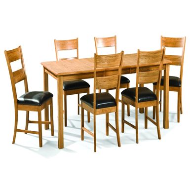 image of Family Dining Chestnut Extension Leg Dinette Table - Chestnut with sku:zwv_k2ql3fxz5cn-124-owstd8mu7mbs-overstock