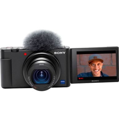 Alt View Zoom 15. Sony - ZV-1 20.1-Megapixel Digital Camera for Content Creators and Vloggers - Black