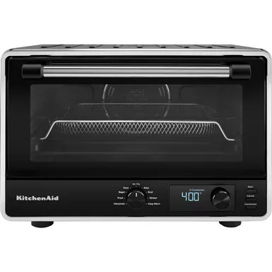 image of KitchenAid - Digital Countertop Oven with Air Fry - KCO124 - Black Matte with sku:kco124bm-almo