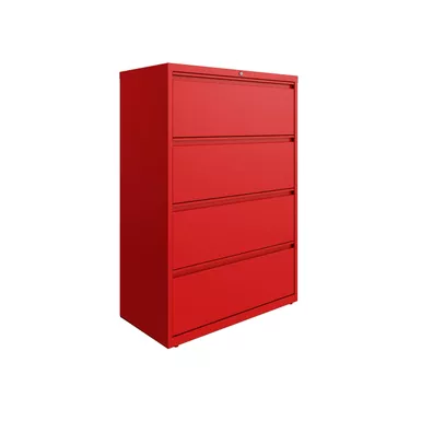 image of Hirsh 36 in Wide, 4 Drawer, HL8000 Series, Lava Red - Red with sku:ga6_mo6ad-nwsmgvhvom5qstd8mu7mbs-overstock
