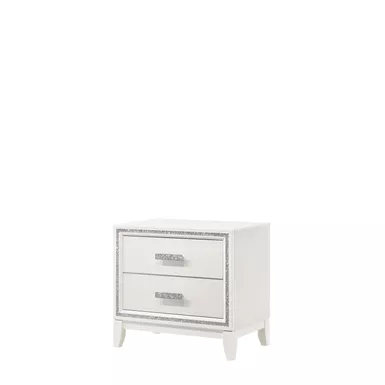 ACME Haiden Nightstand, White Finish