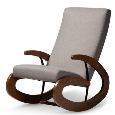 image of Contemporary Rocking Chair - Grey with sku:tup-dw8uo0rdn6gprwfpjwstd8mu7mbs-overstock