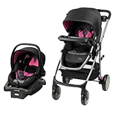 image of Disney Baby Minnie Mouse Grow and Go Modular Travel System, Simply Minnie with sku:b0bcrgcv2l-amazon