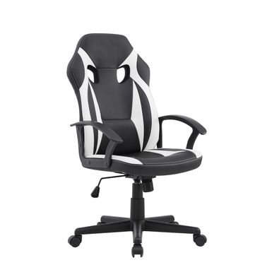 image of Ezio Racing Style Gaming Office Chair - White/Black with sku:xr7wiv40-p0wehzxvin0xgstd8mu7mbs--ovr