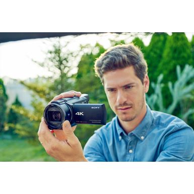 Alt View Zoom 17. Sony - Handycam AX53 4K Flash Memory Premium Camcorder - Black