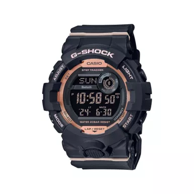 G-Shock - Ladies G-Shock Sport Bluetooth Digital Black & Rose Gold Watch