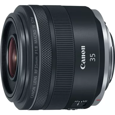 image of Canon - RF35mm F1.8 Macro IS STM Macro Lens for EOS R-Series Cameras - Black with sku:bb21098373-bestbuy