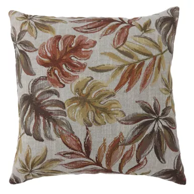 image of Contemporary Fabric 21" x 21" Throw Pillows in Red (Set of 2) with sku:idf-pl6027rd-l-2pk-foa