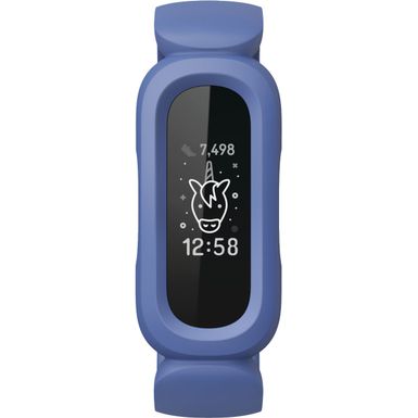 image of Fitbit - Ace 3 Activity Tracker for Kids - Cosmic Blue with sku:bb21715796-6453258-bestbuy-fitbit