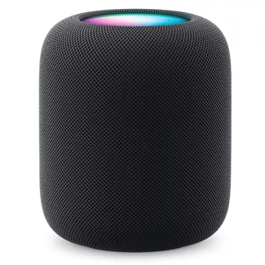 Apple - HomePod (2nd Generation) Smart Speaker with Siri - Midnight