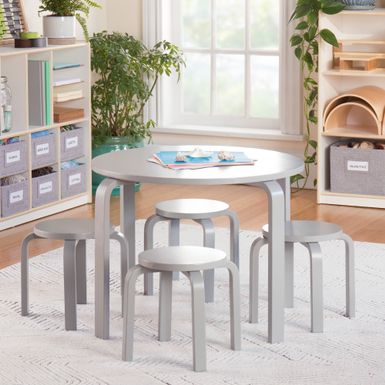 image of Nordic Table and Chairs Set - Grey with sku:npxjg1tijjrgj0_5nakqewstd8mu7mbs-overstock