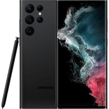 image of Samsung - Galaxy S22 Ultra 128GB - Phantom Black with sku:bb21946687-6494439-bestbuy-samsung