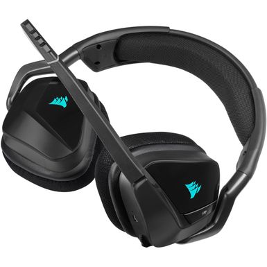 Alt View Zoom 16. CORSAIR - VOID RGB ELITE Wireless 7.1 Surround Sound Gaming Headset for PC, PS5, PS4 - Carbon