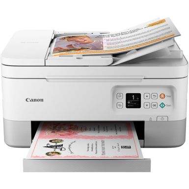 Alt View Zoom 16. Canon - PIXMA TR7020a Wireless All-In-One Inkjet Printer - White
