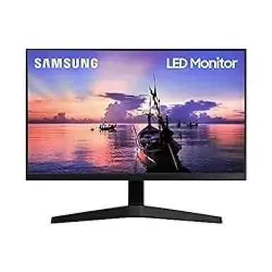 Samsung - 27" T350 Series IPS FHD, AMD FreeSync Monitor (VESA, HDMI, VGA) - Dark Blue Gray