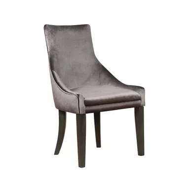 image of Phelps Upholstered Demi Wing Chairs Grey (Set of 2) with sku:121714-coaster