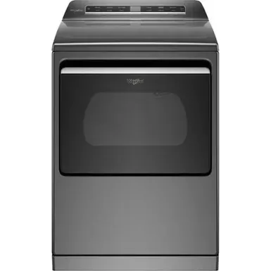 image of Whirlpool - 7.4 Cu. Ft. Smart Electric Dryer with Steam and Advanced Moisture Sensing - Chrome Shadow with sku:bb22015764-bestbuy
