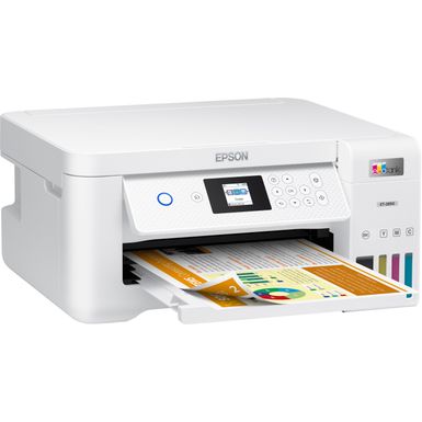 Alt View Zoom 15. Epson - EcoTank ET-2850 All-in-One Inkjet Cartridge-Free Supertank Printer - White