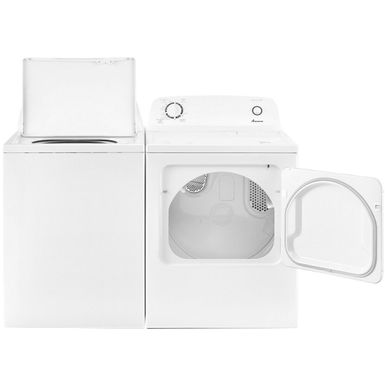 Alt View Zoom 21. Amana - 6.5 Cu. Ft. Electric Dryer with Automatic Dryness Control - White