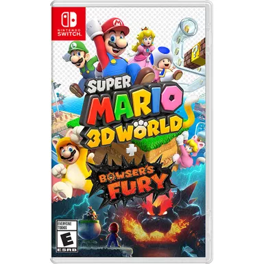image of Super Mario 3D World + Bowser’s Fury - Nintendo Switch - OLED Model, Nintendo Switch, Nintendo Switch Lite with sku:hacpauzpa-floridastategames